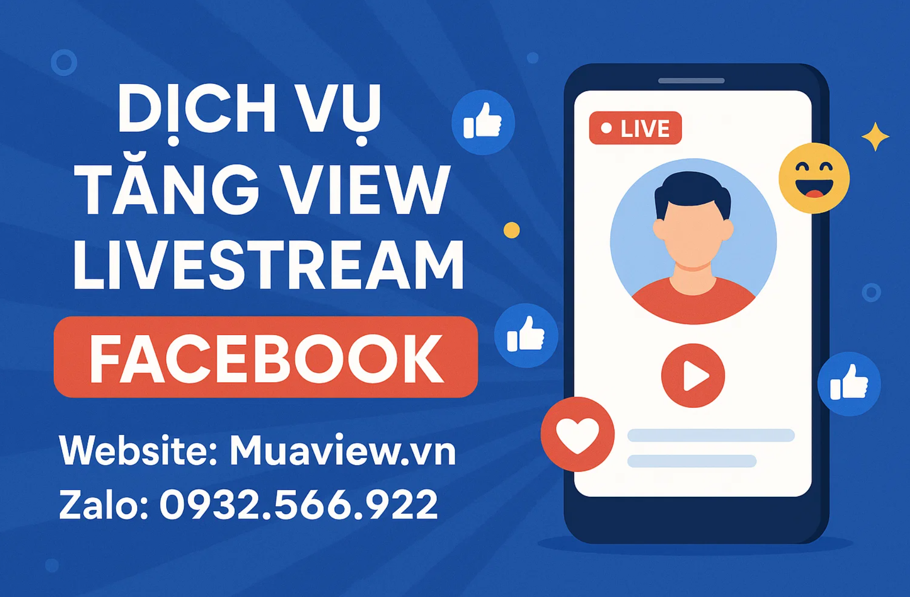 Dịch Vụ Tăng View Livestream Facebook - Chốt Đơn Mỏi Tay 2026