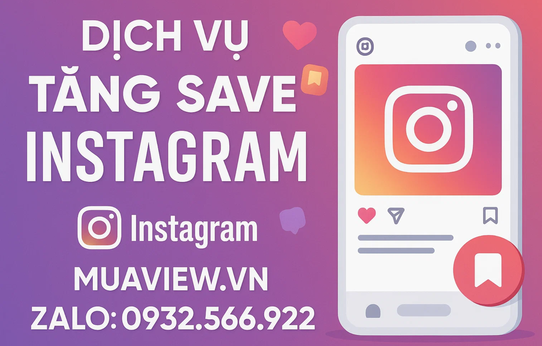 Dịch vụ Tăng Save Instagram - Tín Hiệu Vàng Chinh Phục Explore Page 2026