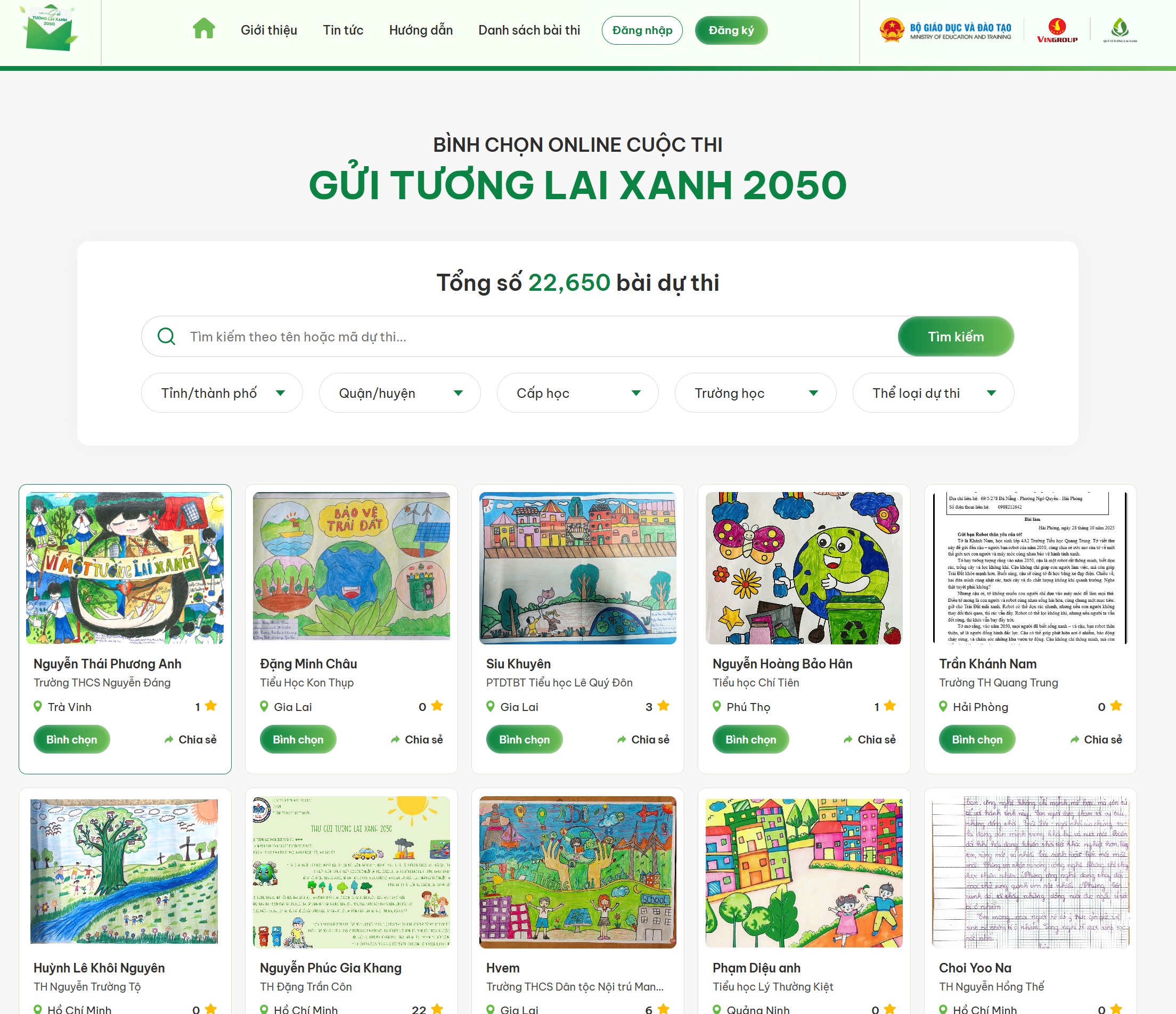 Dịch vụ Tăng Vote Guituonglaixanh2050.com - Chắp Cánh Cho Dự Án Ý Nghĩa 2026