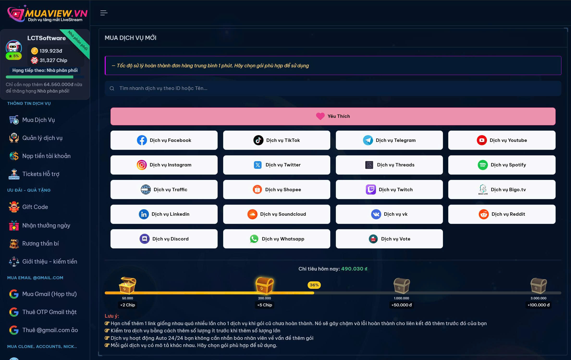 Nhận Thưởng Mỗi Ngày kiếm tiền Tại Muaview.vn