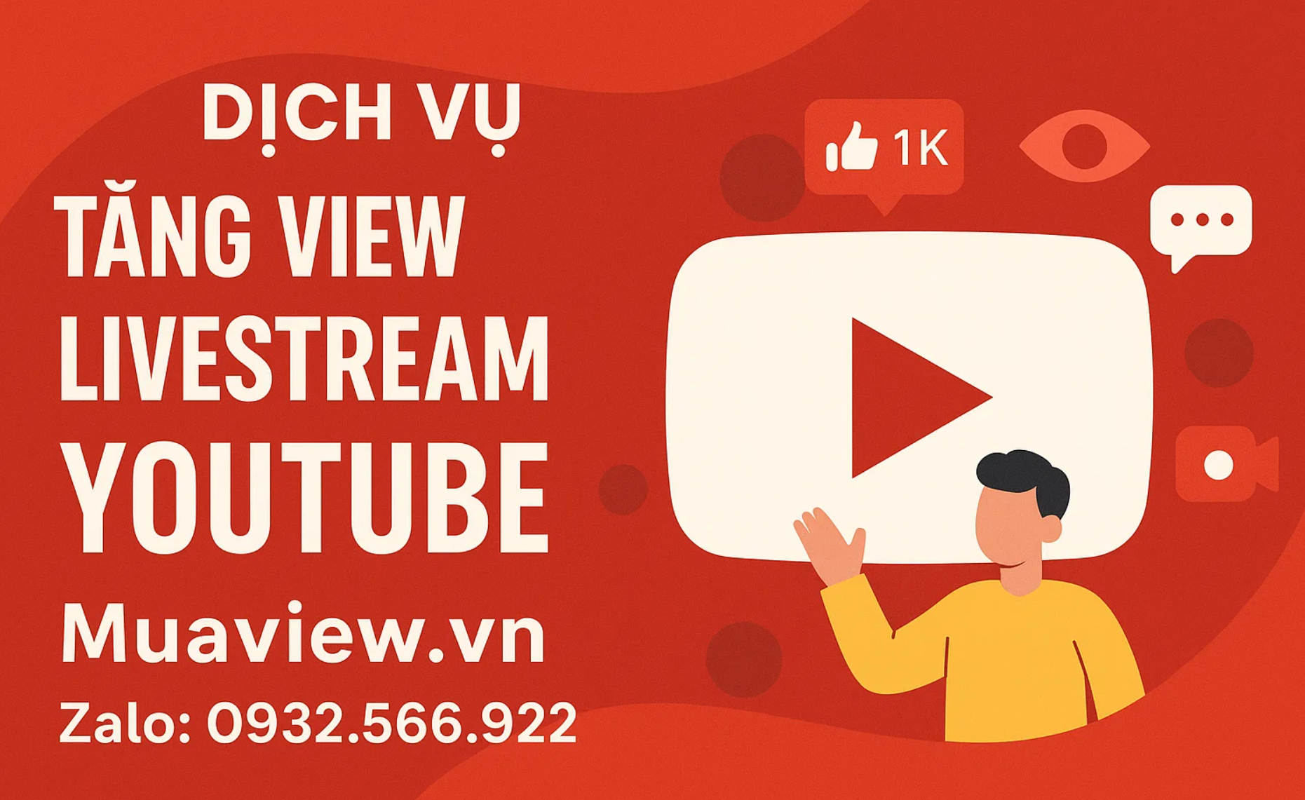 Dịch Vụ Tăng View Livestream Youtube - Đòn Bẩy Lên Top Thịnh Hành 2026