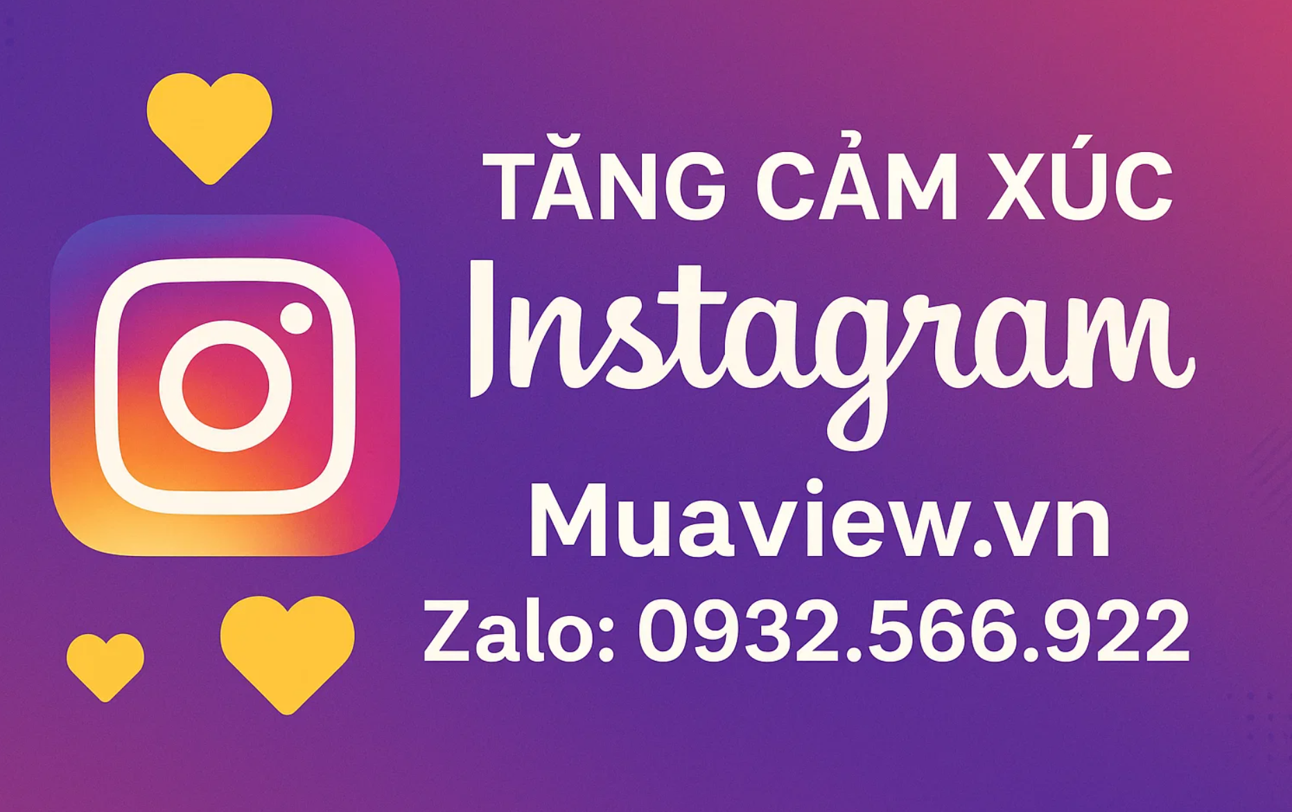 Dịch vụ Tăng Cảm xúc Instagram Like/Tim - Xây Dựng Uy Tín Hình Ảnh 2026