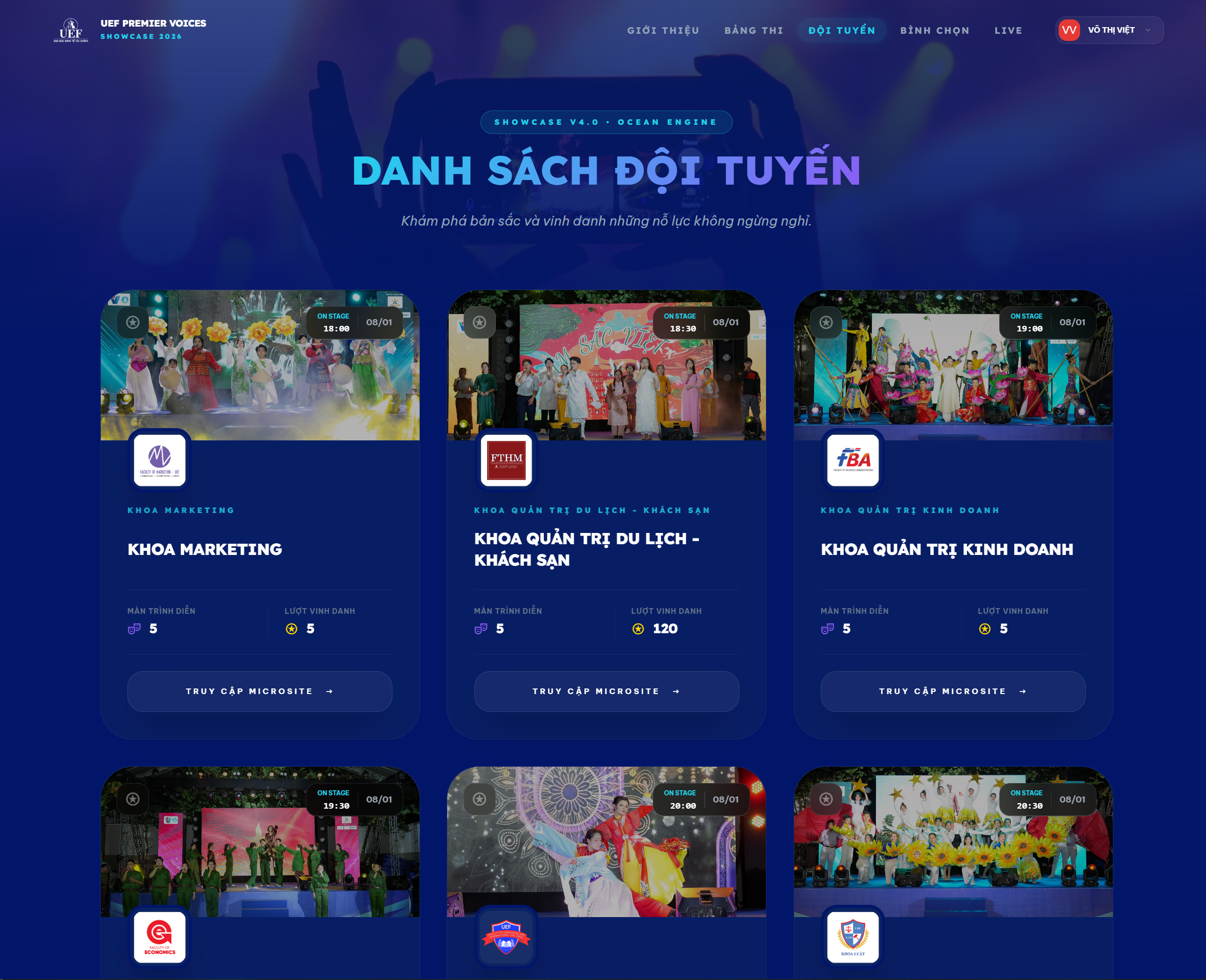 Dịch vụ Tăng Vote Voices.sinhvienuef.info - Tỏa Sáng Tại Liên Hoan Tiếng Hát UEF 2026