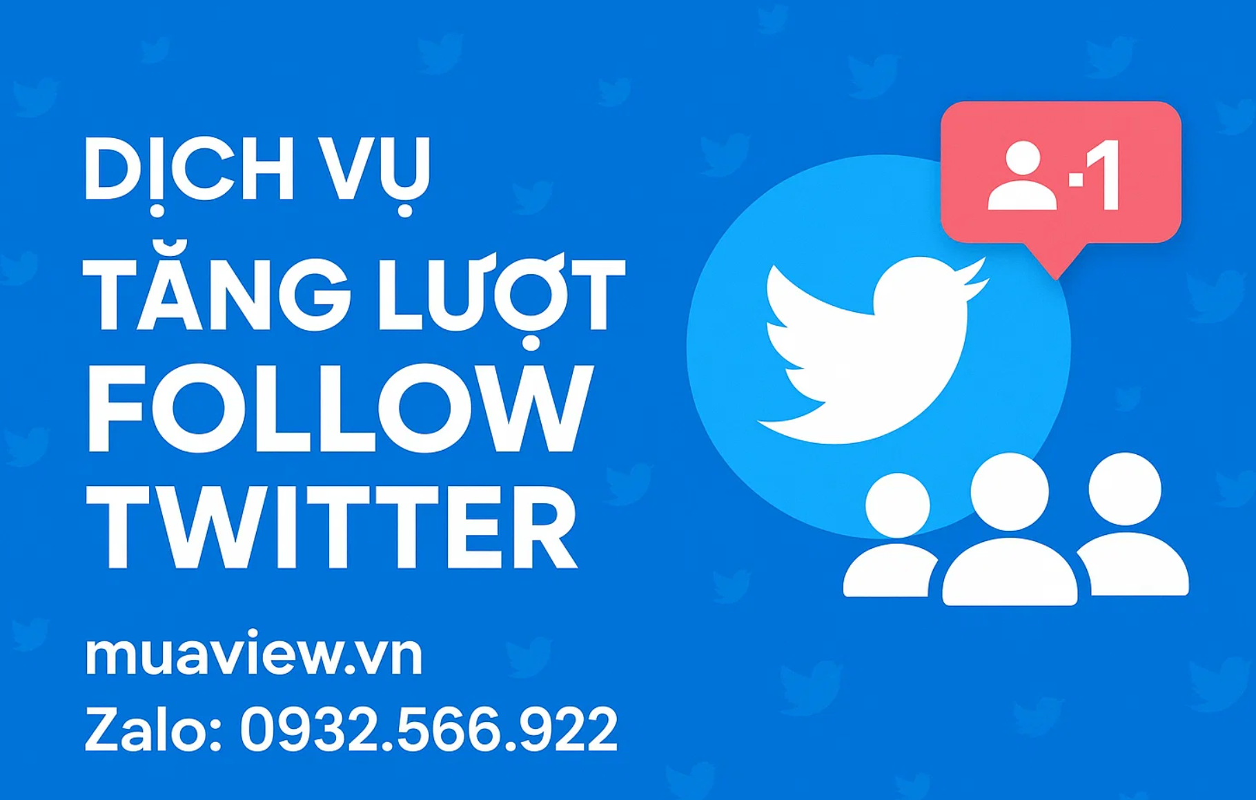 Dịch vụ Tăng Follower Twitter (X) - Xây Dựng Nền Tảng Uy Tín 2026