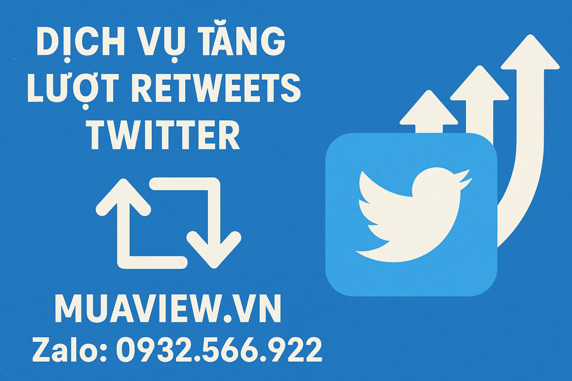 Dịch vụ Tăng Retweets Twitter (X) - Khuếch Đại Tiếng Vang Viral 2026