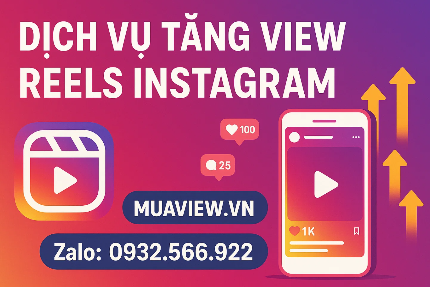 Dịch vụ Tăng View Reels Instagram - Chìa Khóa Lên Xu Hướng 2026