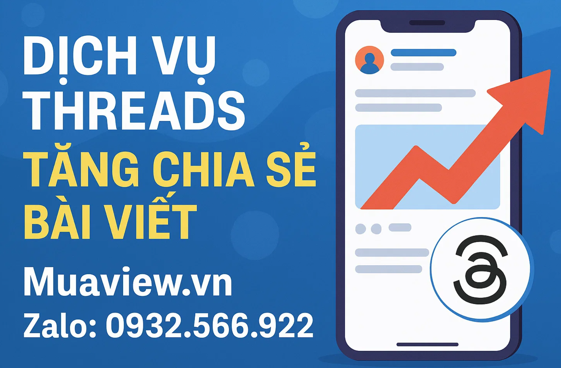 Dịch vụ Tăng Lượt Chia Sẻ (Share/Repost) trên Threads - Khuếch Đại Tầm Ảnh Hưởng 2026