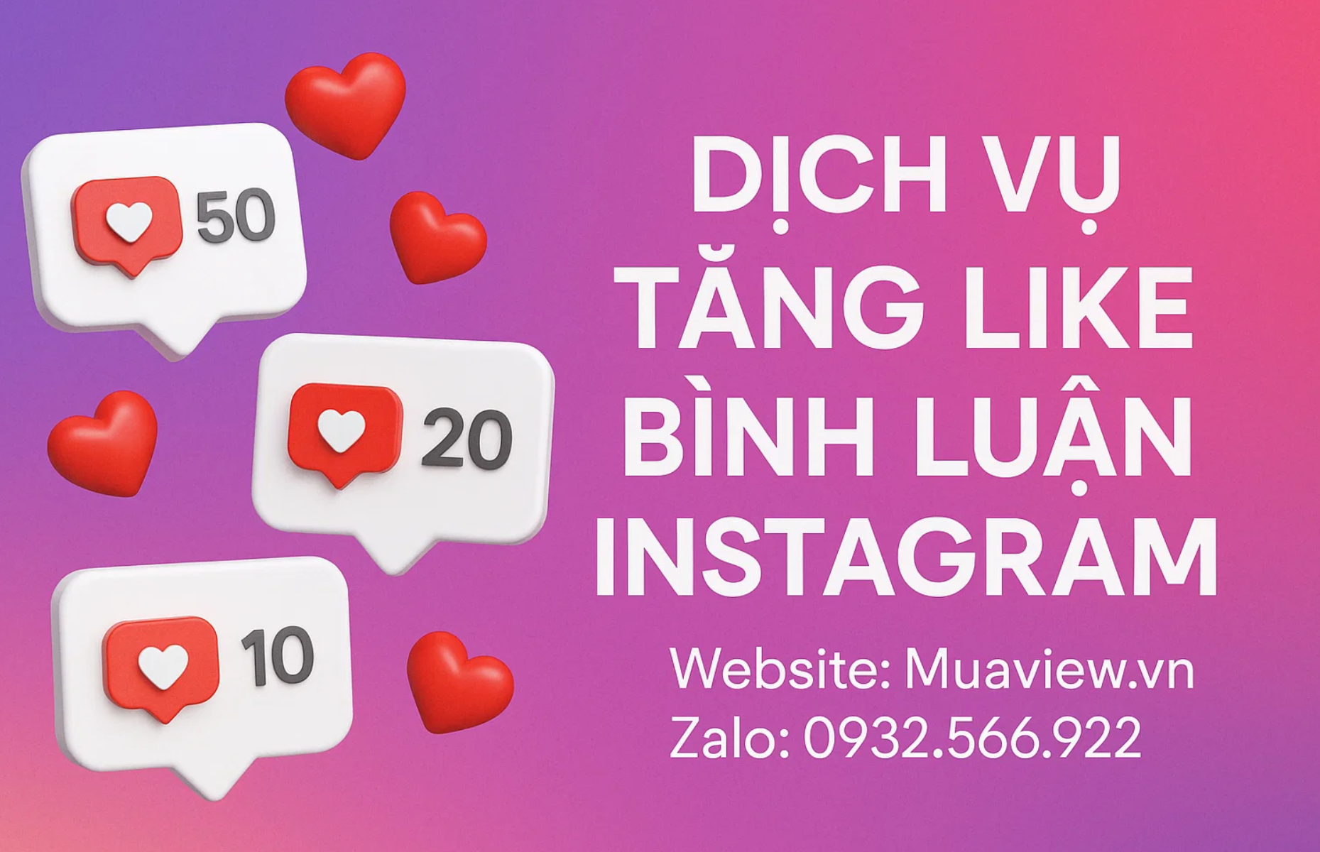 Dịch vụ Tăng Like Comment Instagram - Đẩy Top &amp; Dẫn Dắt Thảo Luận 2026