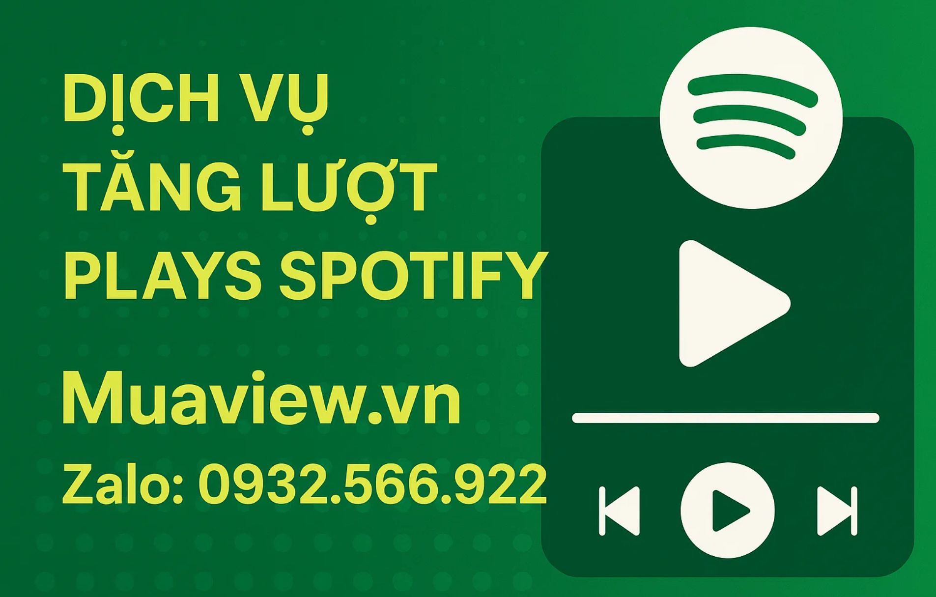 Dịch Vụ Tăng Lượt Plays Spotify - Chìa Khóa Lọt Vào Playlist Lớn 2026