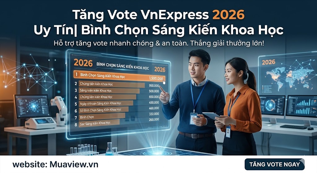 Dịch vụ Tăng Vote VnExpress 2026 - Bứt Phá Cuộc Thi Sáng Kiến Khoa Học