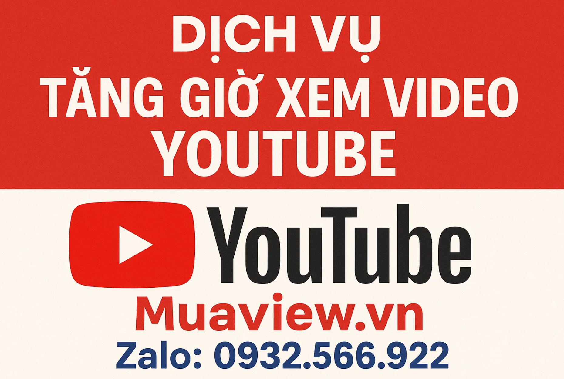 Dịch Vụ Tăng Giờ Xem Youtube - Chinh Phục 4000 Giờ Bật Kiếm Tiền 2026