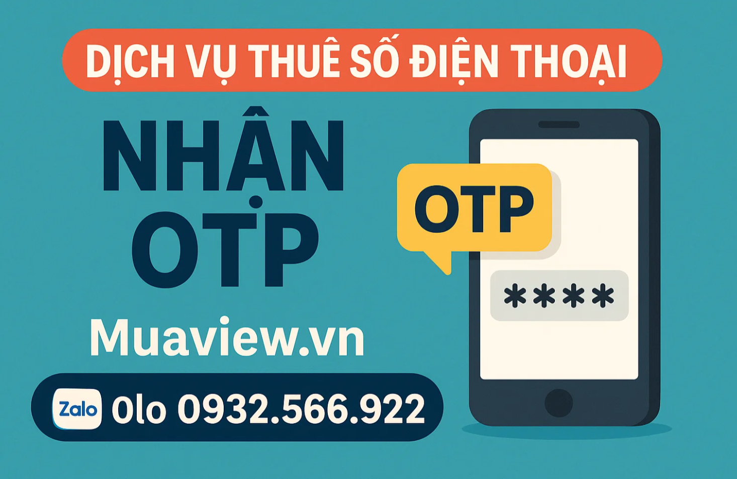 Dịch vụ Thuê Số Điện Thoại (Sim) Nhận Mã OTP, Code Xác Minh 2026