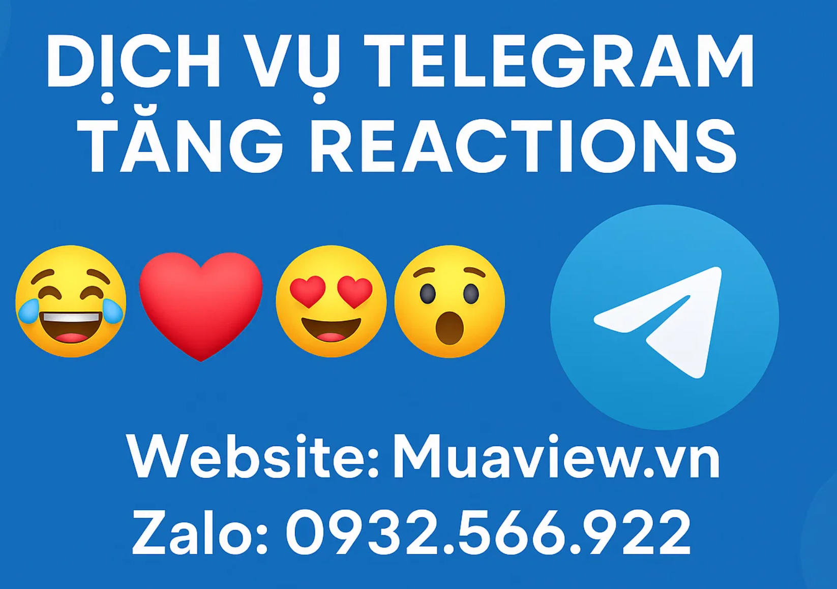 Dịch vụ Tăng Reactions Telegram - Tạo Hiệu Ứng &amp; Uy Tín Kênh 2026