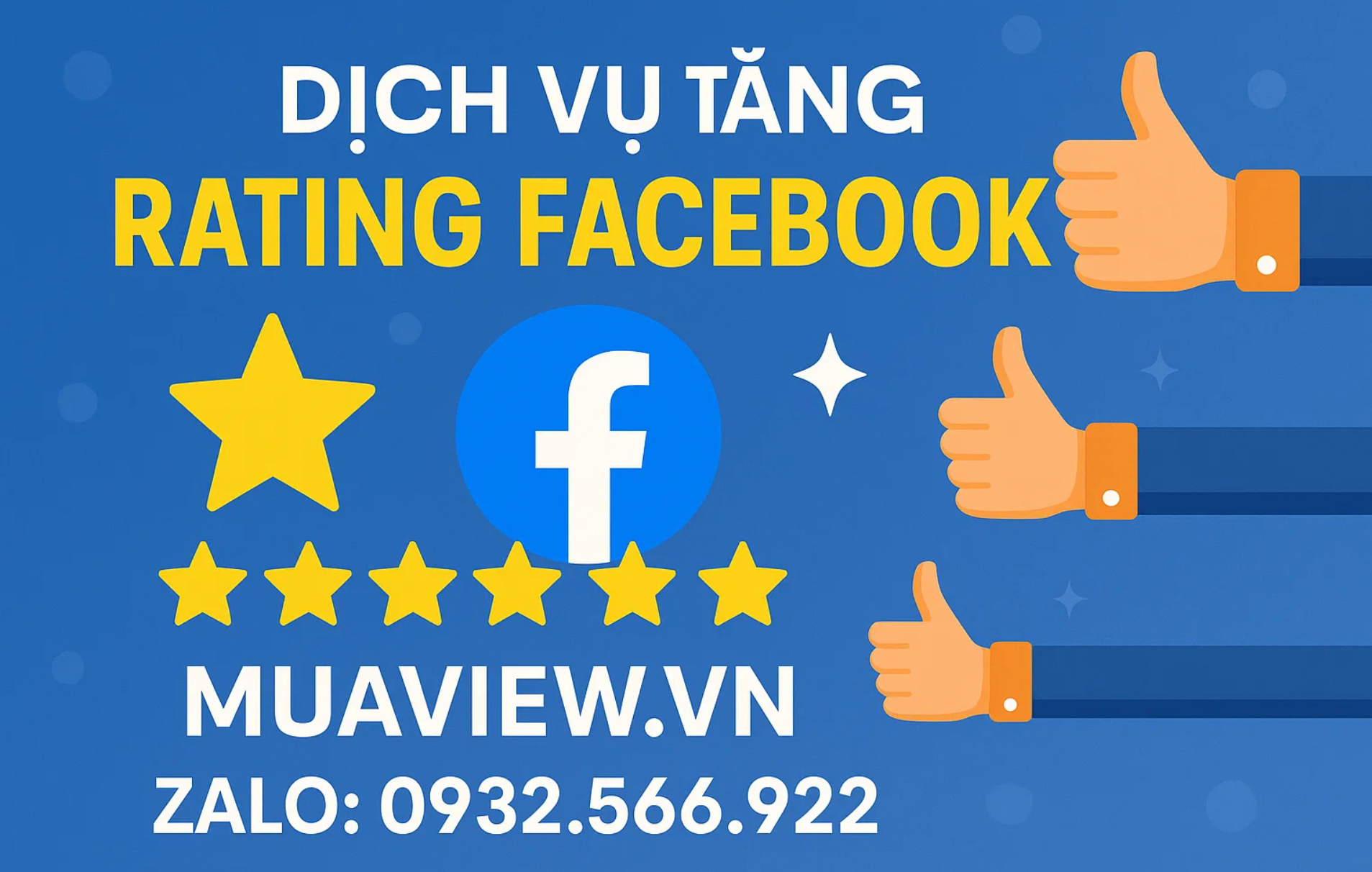 Dịch vụ Tăng Rating 5 Sao Fanpage Facebook - Xây Dựng Uy Tín Vàng 2026